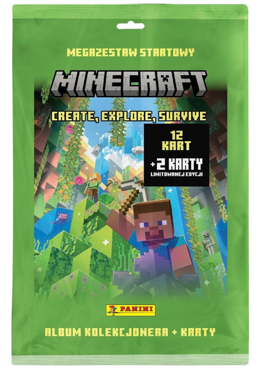 Minecraft Megazestaw Startowy Karty Panini