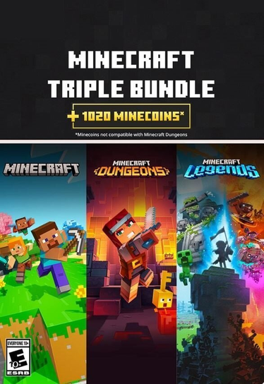 Minecraft Triple Bundle (Windows 10) Microsoft Game Studio