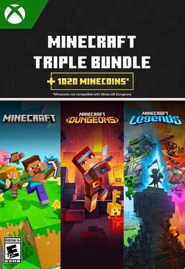 Minecraft Triple Bundle (Xbox One / Xbox Series) Microsoft