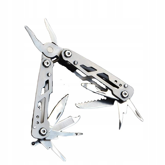 Mini Multitool 16w1 7cm szary Inny producent