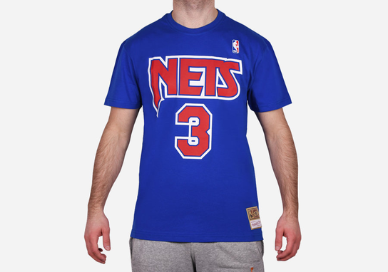 Mitchell & Ness Name&Number Tee New Jersey Nets – Drazen Petrovic Mitchell & Ness