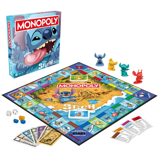 Monopoly stitch, gra planszowa Monopoly