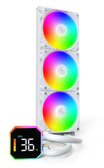 Montech HyperFlow Digital 360 White zestaw AIO Montech