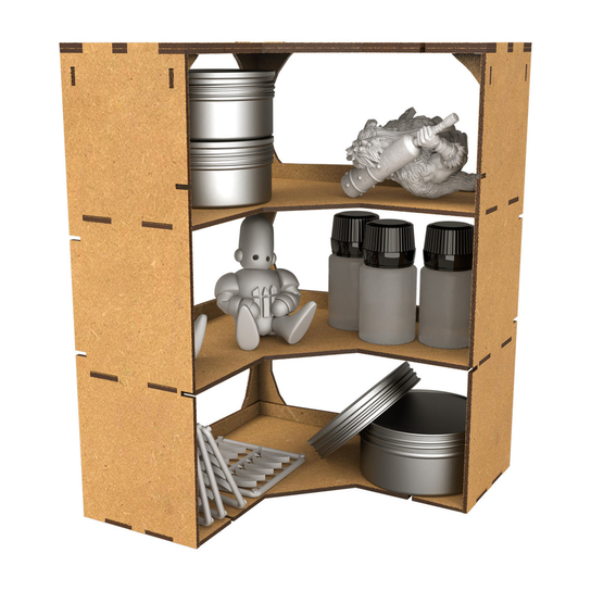Multipurpose Open Rack - Corner Green Stuff World
