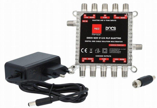 Multiswitch Unicable II Opticum DCSS SCR 51-24 PLP Opticum