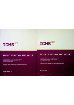 Music Function and Value Tom 1 i 2