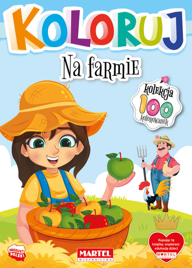 Na farmie. Koloruj Martel