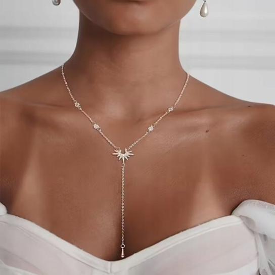 Naszyjnik Lumina Drop Silver Orvella