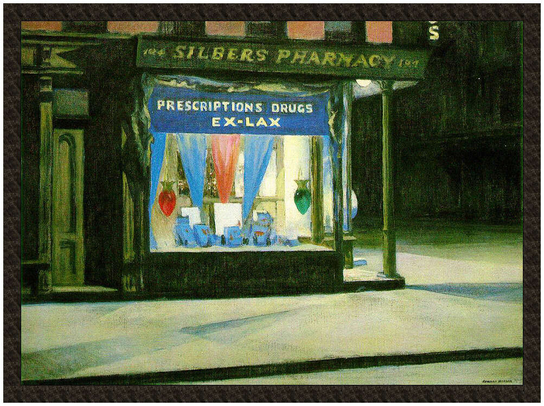 Naszywka Apteka Edward Hopper Szyjemy Sztukę