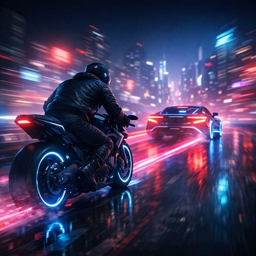 Neon Chasing Bjorn Kohn