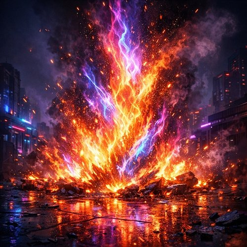 Neon Firestorm Patrick Kollen
