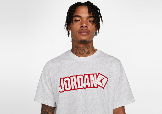 Nike Air Jordan Brand Sticker Tee White Jordan