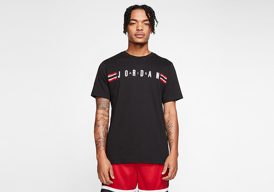 Nike Air Jordan Crew Tee Black Jordan