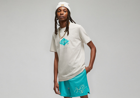 Nike Air Jordan Flight Essential Crew Tee Light Orewood Brown Jordan