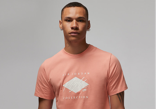 Nike Air Jordan Flight Essential Crew Tee Lightmadder Root Jordan