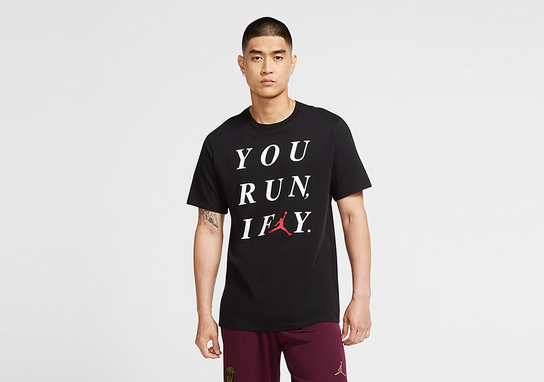 Nike Air Jordan 'I Fly' Crew Tee Black Jordan