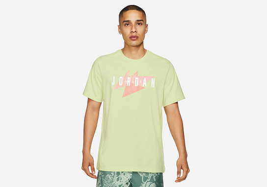 Nike Air Jordan Jumpman Air Wordmark Tee Limelight Jordan