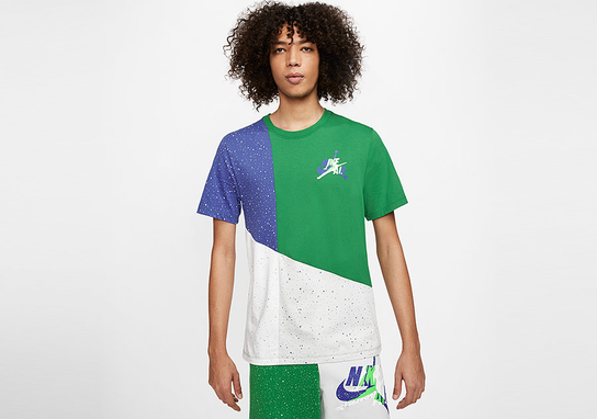 Nike Air Jordan Jumpman Classics Mashup Tee Aloe Verde Jordan