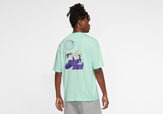 Nike Air Jordan Jumpman Statement 85 Crew Tee Mint Foam Jordan