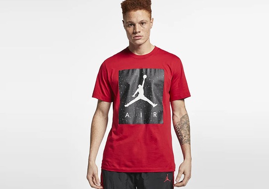 Nike Air Jordan Poolside Tee Gym Red Jordan
