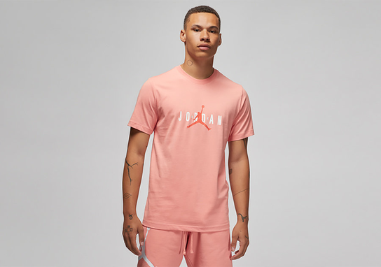 Nike Air Jordan Stretch Crew Tee Doll Light Madder Root Jordan