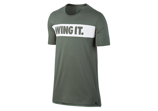 Nike Air Jordan 'Wing It.' Tee Dark Stucco Jordan
