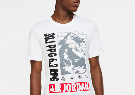 Nike Air Jordan Winter Utility Mountainside Tee White Jordan