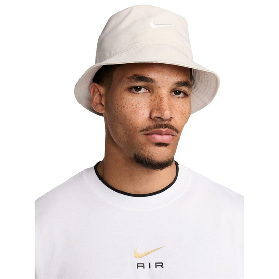 Nike Apex Logo Polyester Bucket Hat (M / Beżowy) Nike