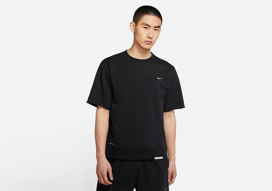 Nike Dri-Fit Cutoff Crew Tee Black Nike
