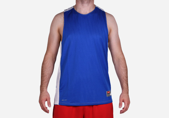 Nike League Reversible Practice Tank Blue Nike