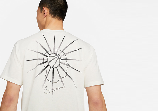 Nike Move 2 Zero Basketball Tee Pure Nike