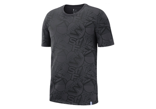 Nike Nba Golden State Warriors Tee Anthracite Nike