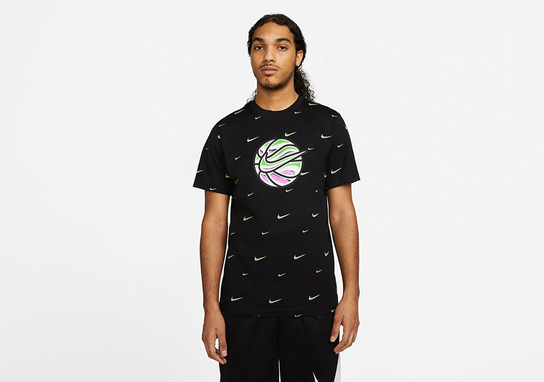 Nike Swoosh Ball Tee Black Nike