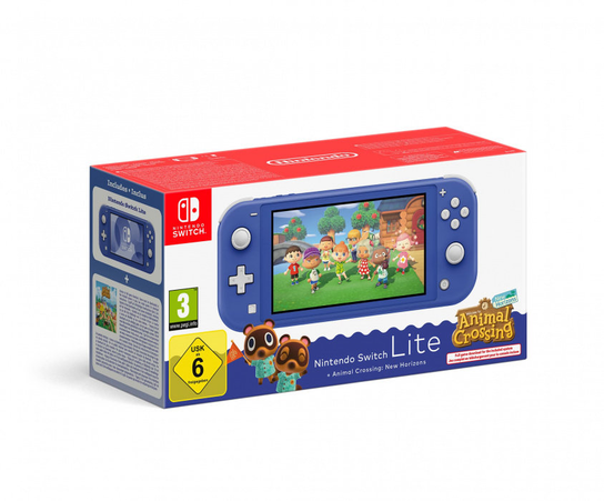 Nintendo Switch Lite Blue + ACNH bundle Nintendo