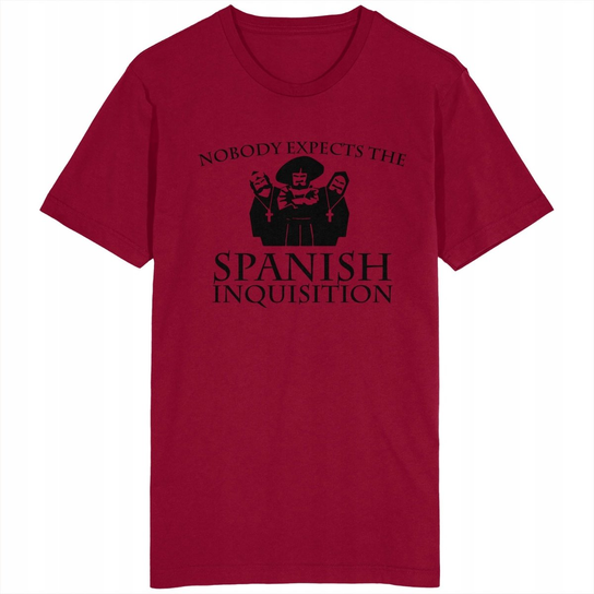 Nobody Expects Koszulka Monty Python Święty Graal GILDAN