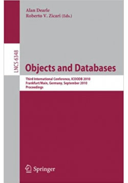 Objects and Databases Springer