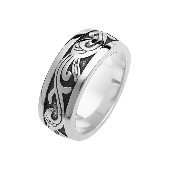 Obrączka Leaf Ornament-V VIKING RINGS