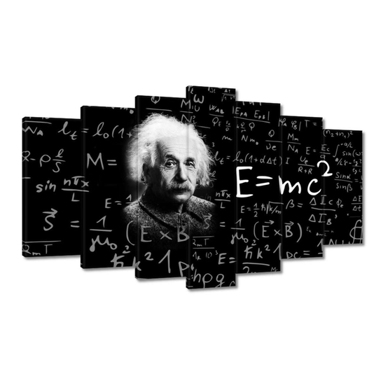 Obraz E=MC2 Albert Einstein, 140x80cm ZeSmakiem