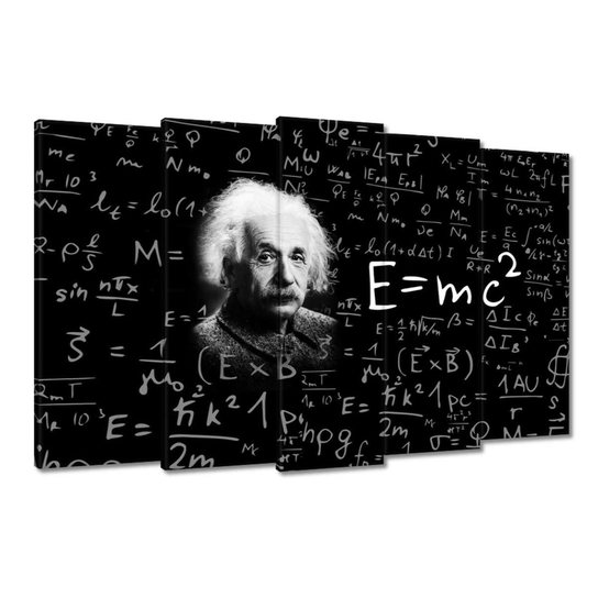 Obraz E=MC2 Albert Einstein, 150x95cm ZeSmakiem