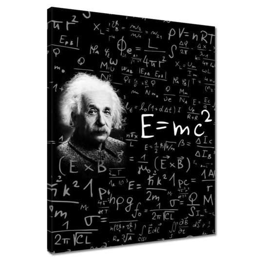 Obraz E=MC2 Albert Einstein, 40x50cm ZeSmakiem