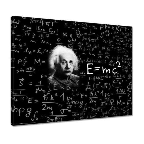Obraz E=MC2 Albert Einstein, 50x40cm ZeSmakiem