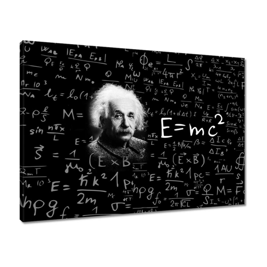 Obraz E=MC2 Albert Einstein, 70x50cm ZeSmakiem