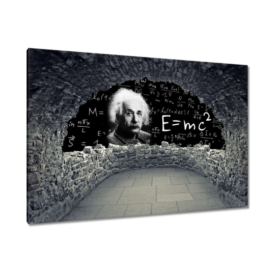 Obraz E=MC2 Albert Einstein, 90x60cm ZeSmakiem