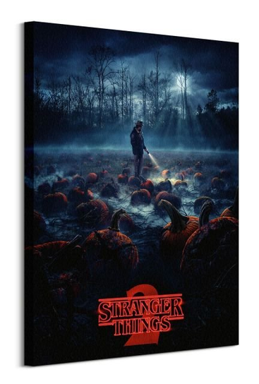 Obraz na płótnie Stranger Things Pumpkin Patch obrazy na ścianę do salonu 60x80 cm Stranger Things