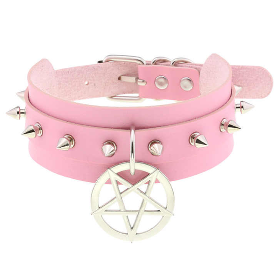 Obroża Pentagram (Pink) Inna marka