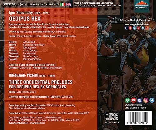 Oedipus Rex Various Artists