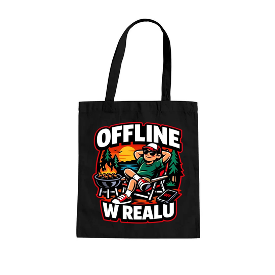 Offline w realu - torba na prezent Koszulkowy