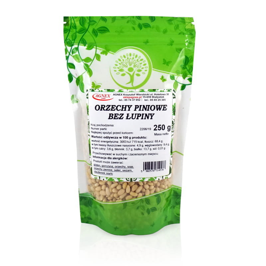 Orzechy pini 250g AGNEX
