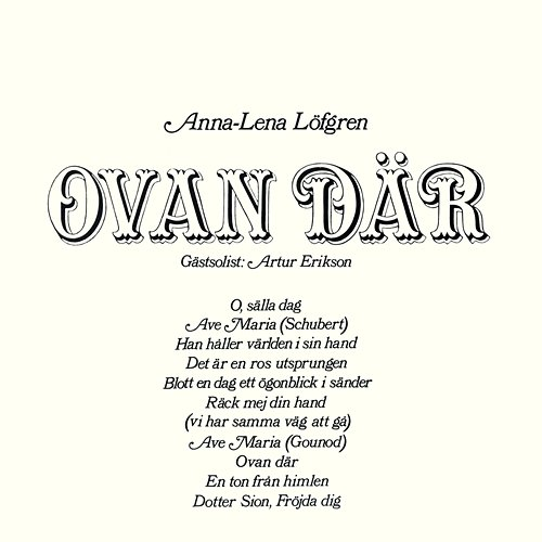 Ovan där Anna-Lena Löfgren och Artur Erikson