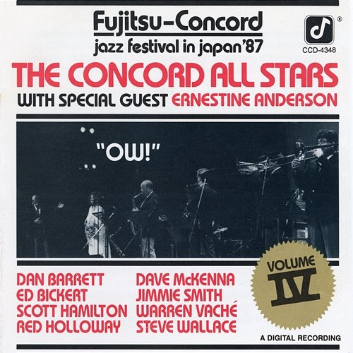Ow! The Concord All Stars, Ernestine Anderson